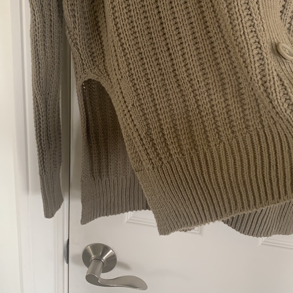 Express trendy cardigan sweater size medium but fits large - Picture 6 of 9